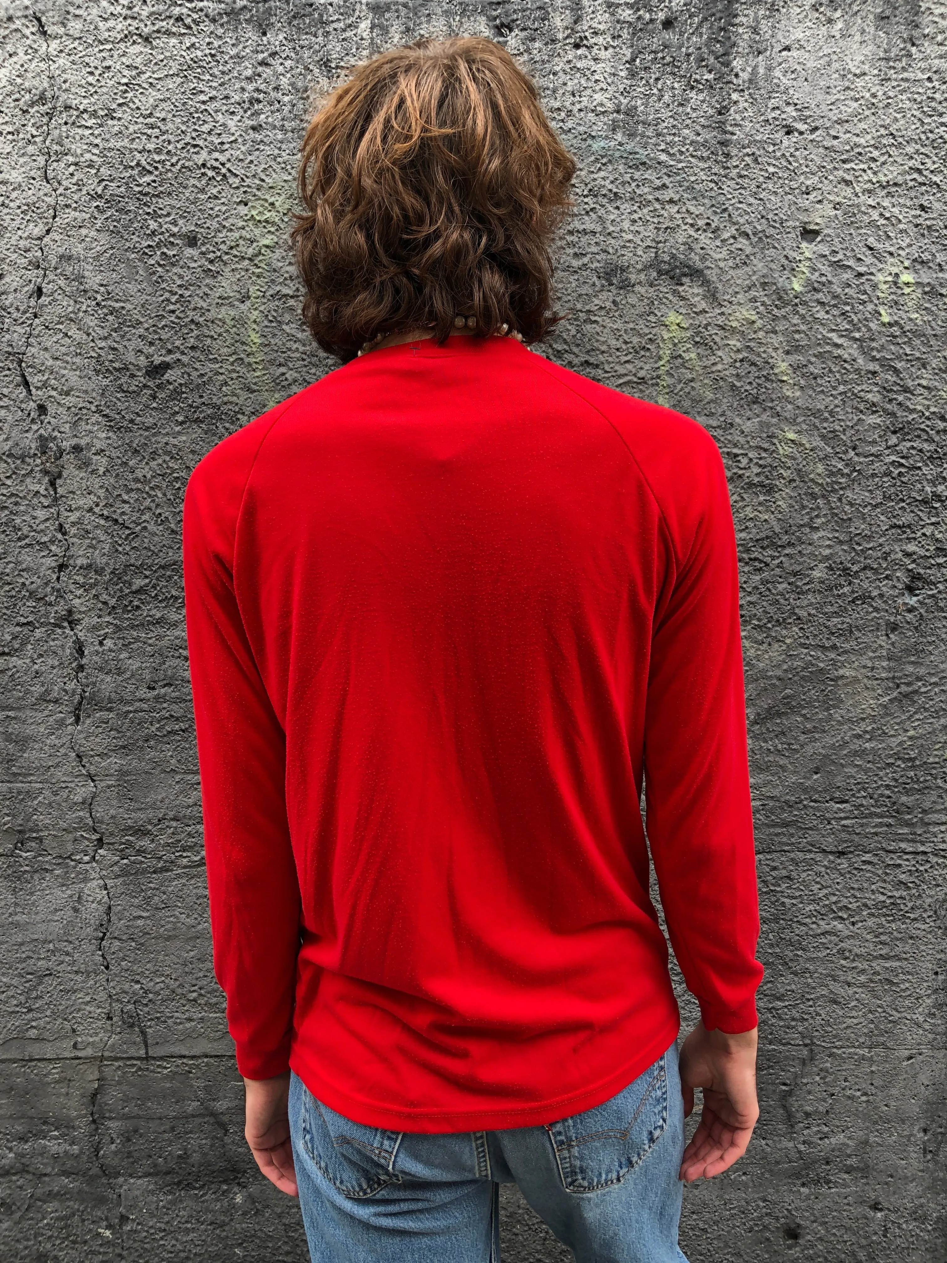 90s Patagonia Cailene Red Henley Shirt    L