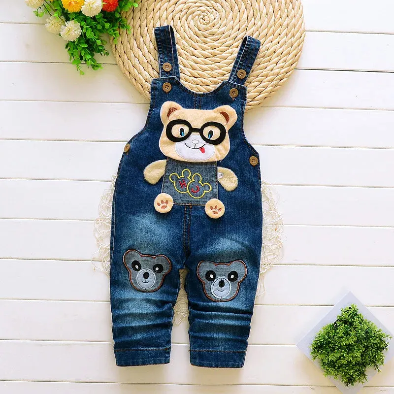 ARWEN & AJH GROUP  Jumpsuit Kids Overalls Boy GirlAutumn 2024 New Cute Cartoon Corduroy 0-3y Baby Long Pant Overalls for Children Trousers