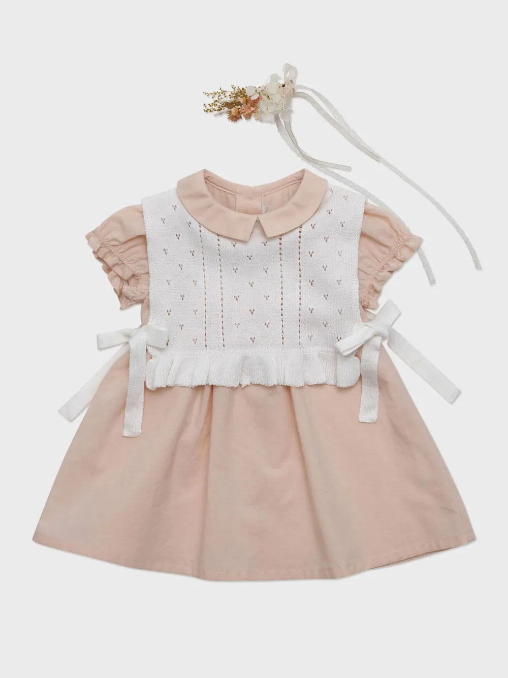 Baby Davian Vanilla White Knit Vest