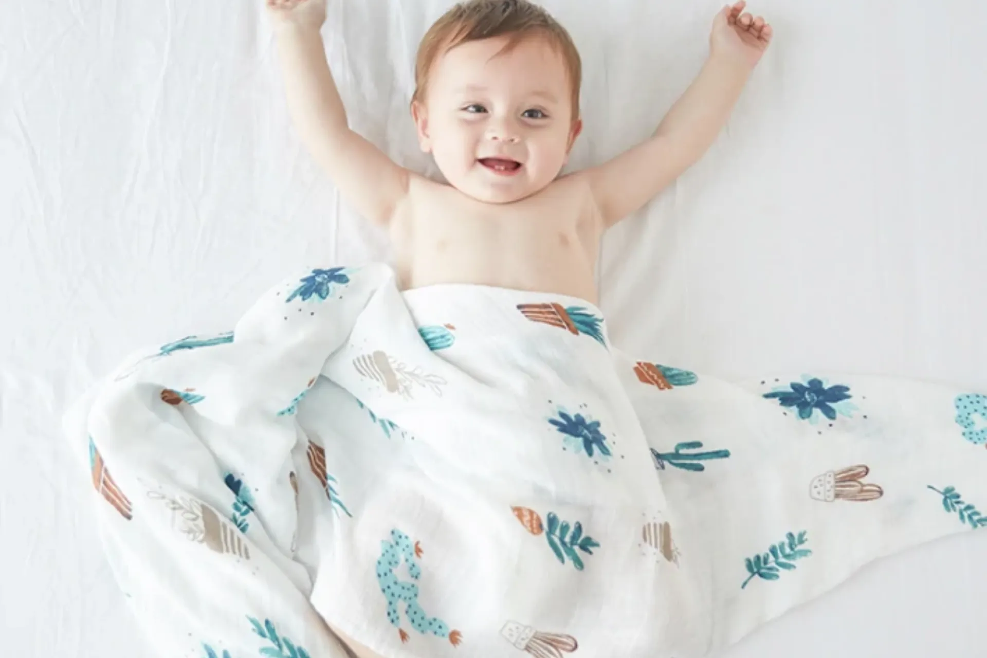 Bamboa Baby Muslin Swaddle Cloth