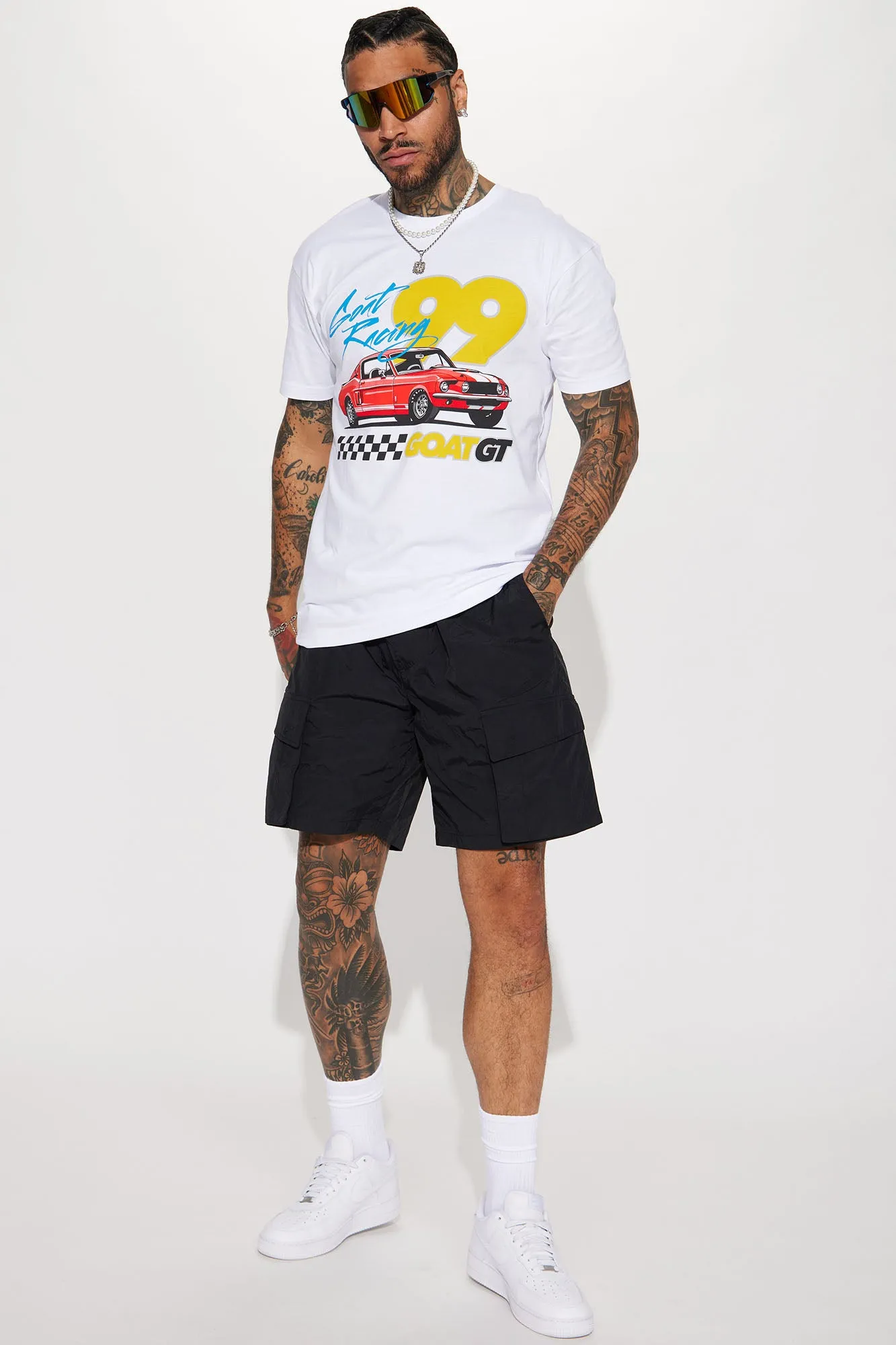 Batter Up Crinkle Utility Short - Black