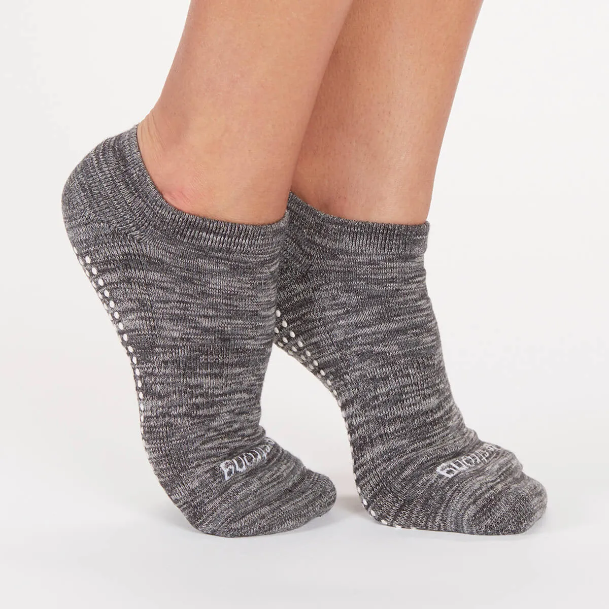 Be Strong Marbled Grip Socks (Ash)