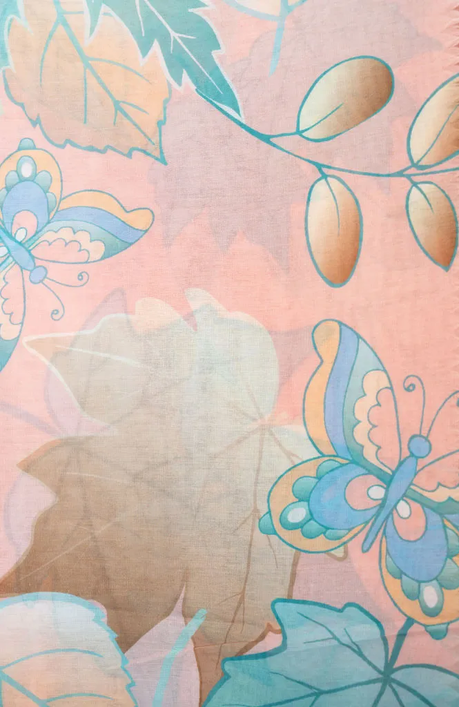 Butterfly Fringe Gift Boxed Scarf