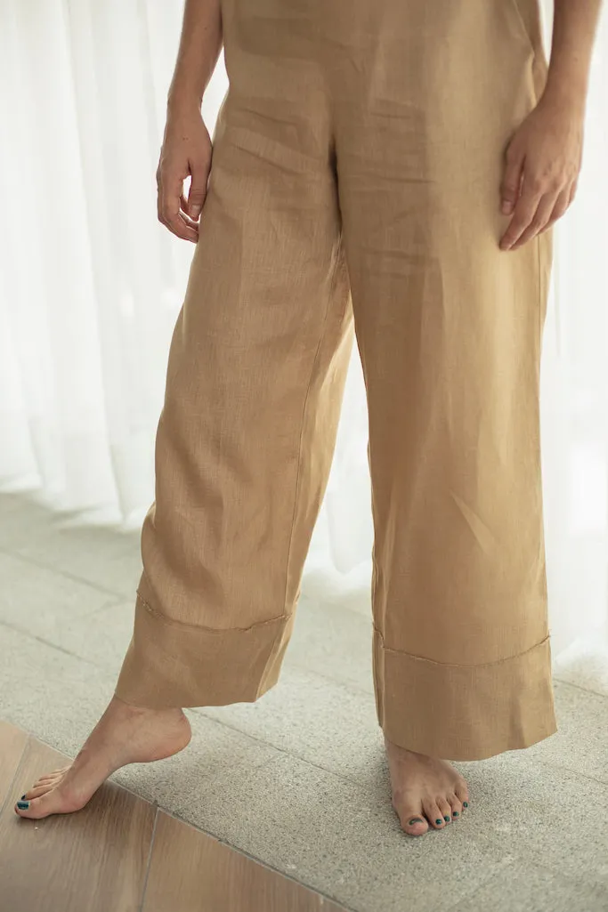 El Encuentro Jumpsuit - Linen