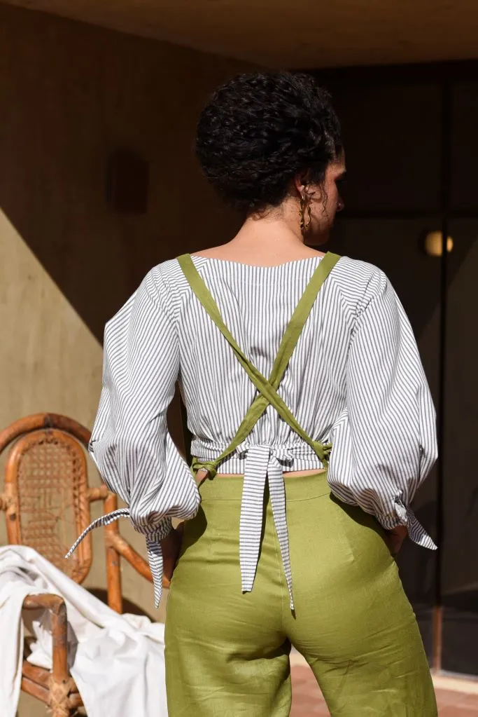 El Encuentro Jumpsuit - Linen