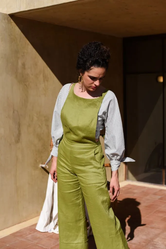 El Encuentro Jumpsuit - Linen
