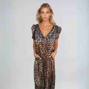 Freya™ - Leopard Print Maxi Dress