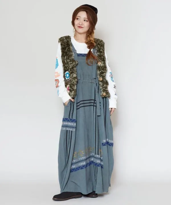 Fur Yarn Crochet Vest