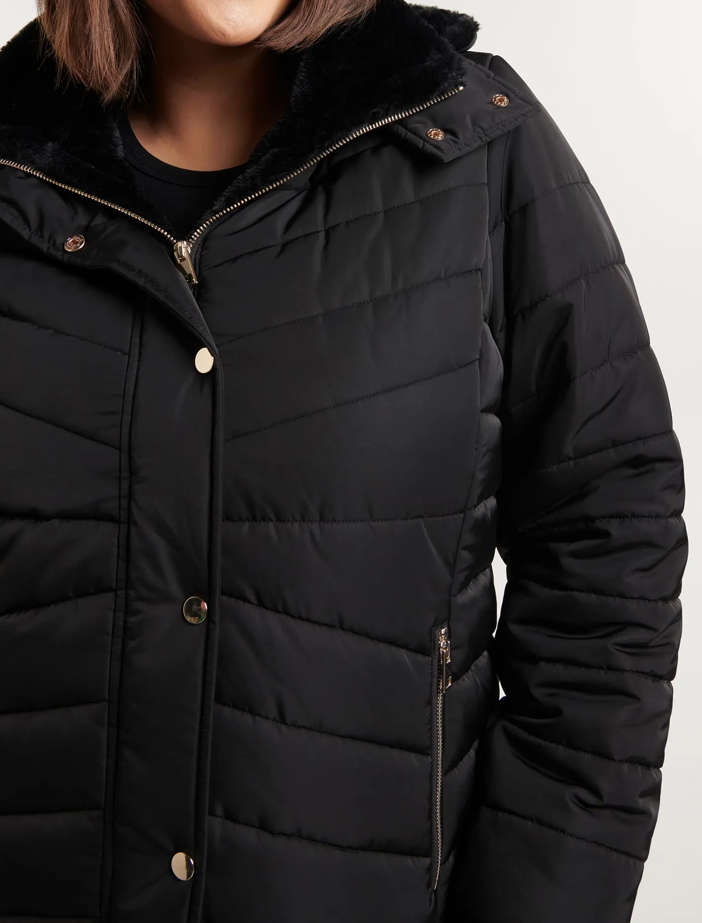 Greta Curve Short Puffa