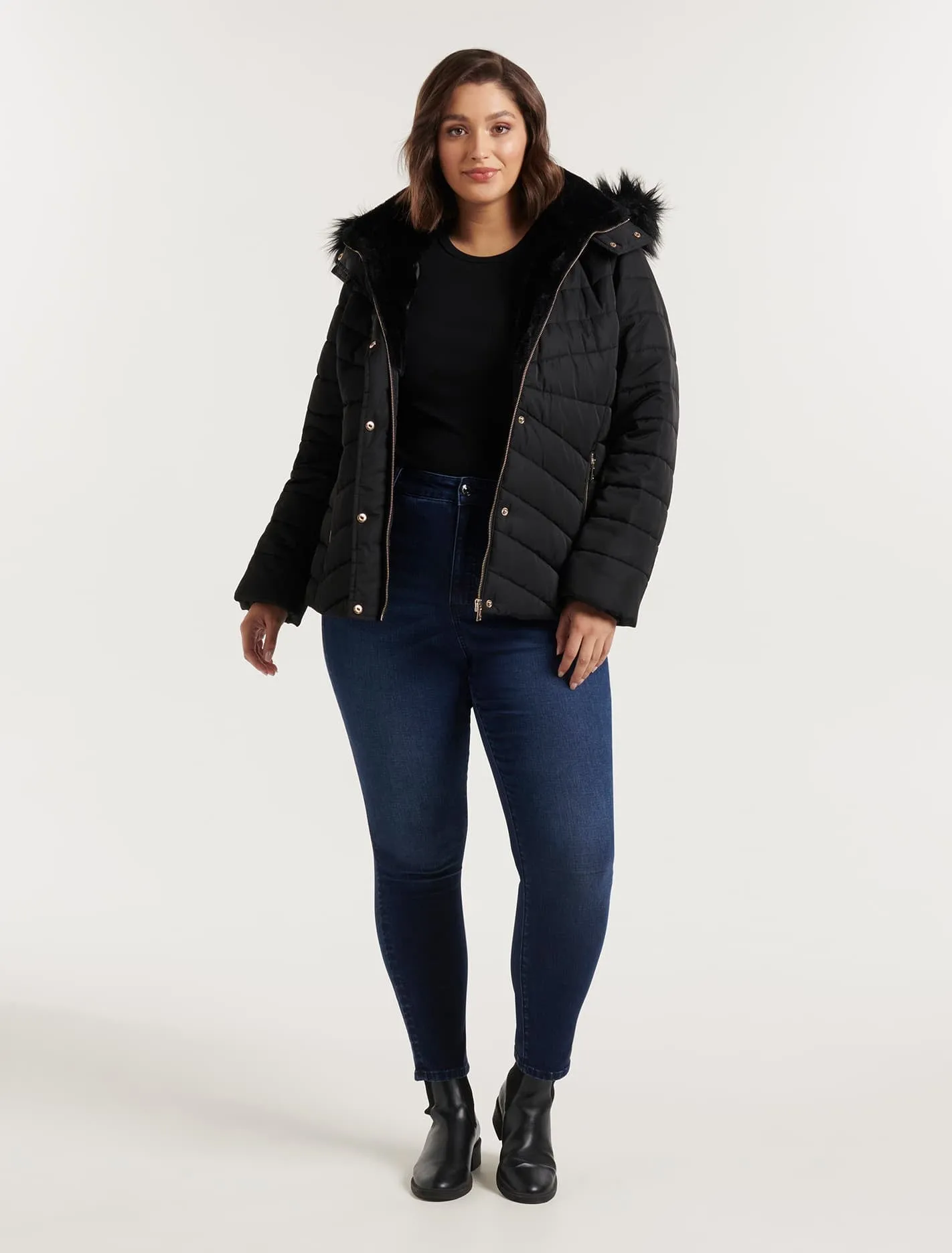 Greta Curve Short Puffa