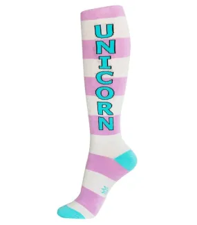 Gumball Poodle Unisex Knee High Socks - Unicorn