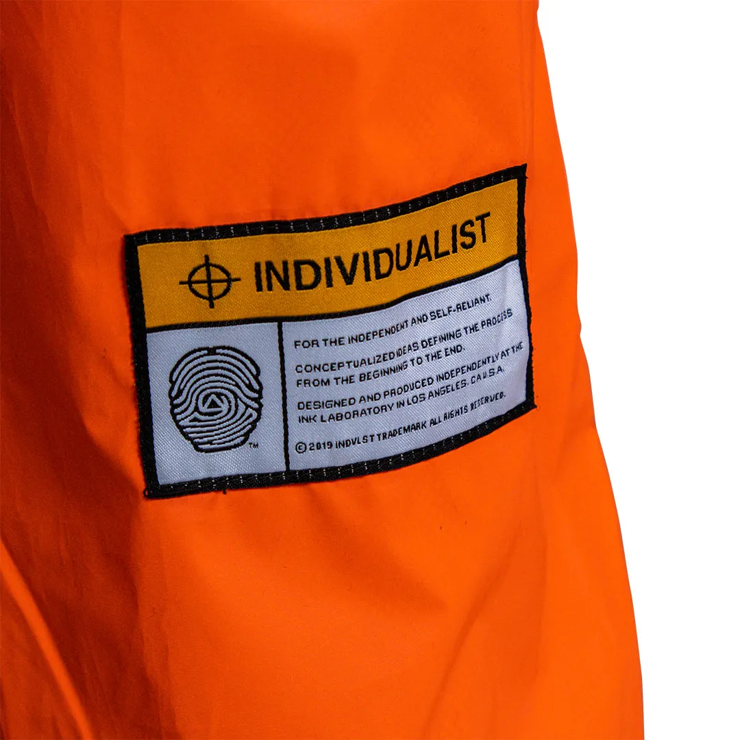 INDVLST Color Block Cargo Pant Orange