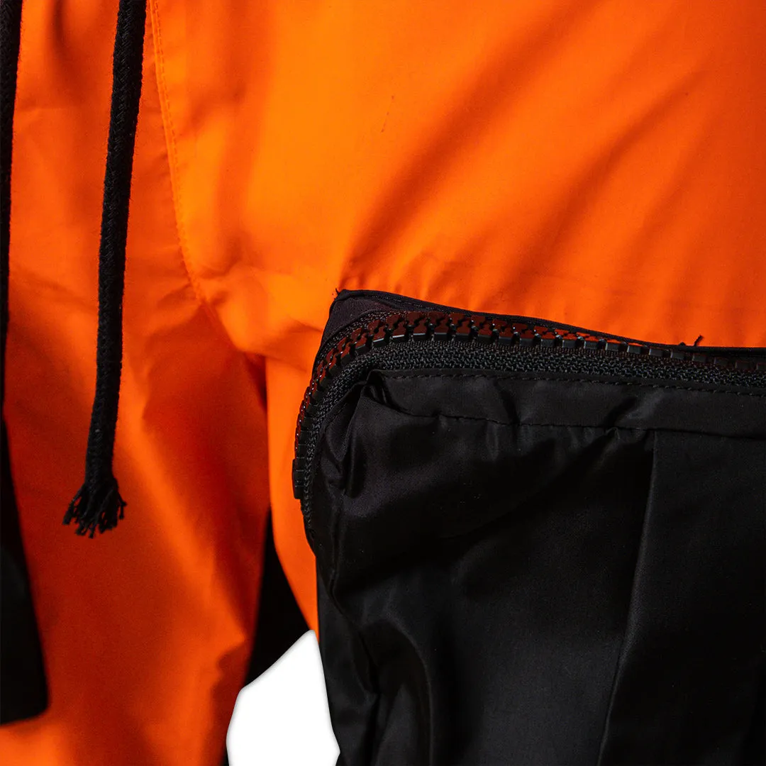 INDVLST Color Block Cargo Pant Orange