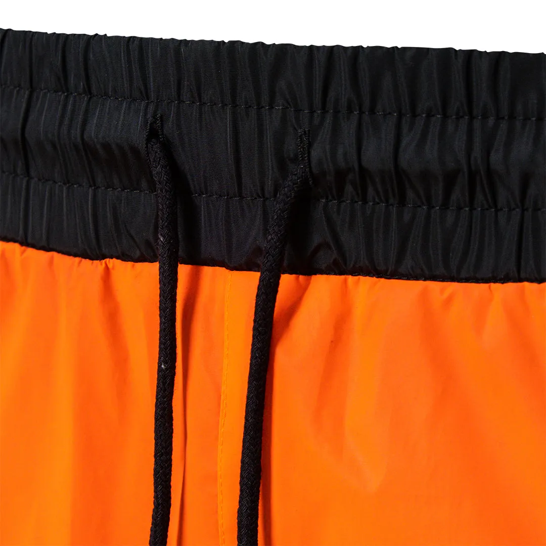 INDVLST Color Block Cargo Pant Orange