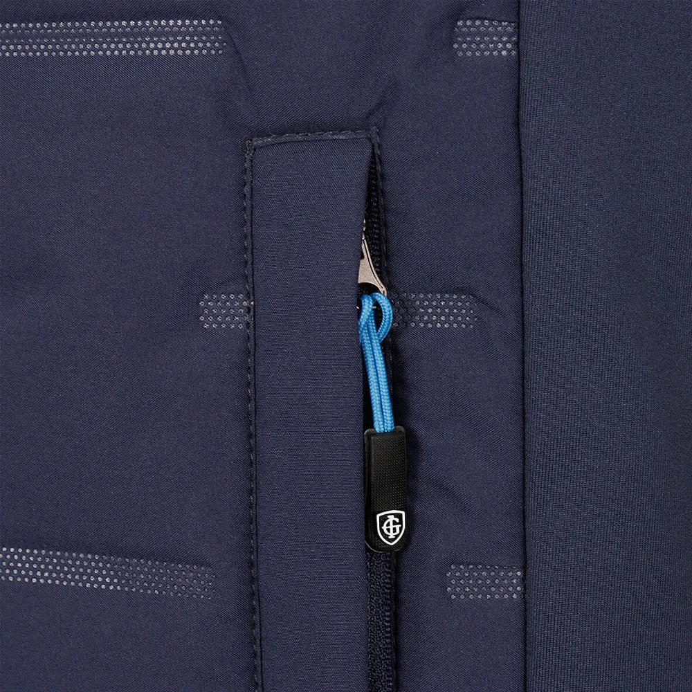 Island Green Heat Welded Padded Thermal Gilet - Navy/Marine