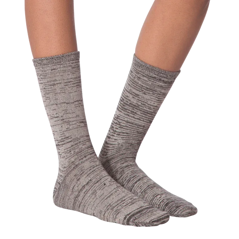 K.Bell Soft and Dreamy Marled Gray Socks