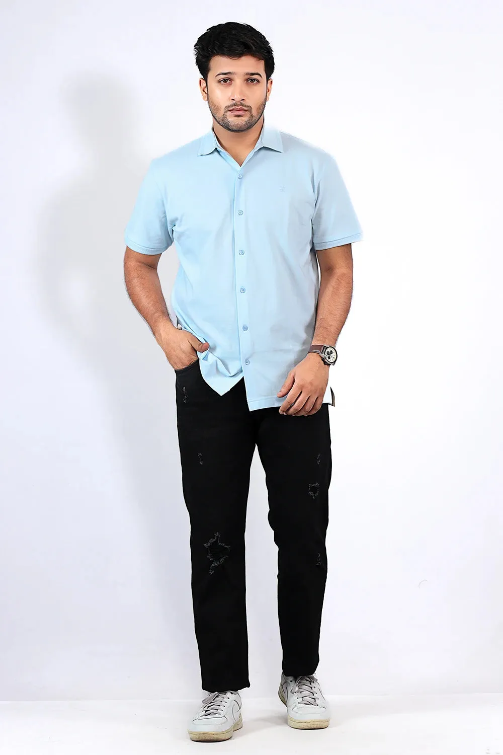 Knit Casual Shirt