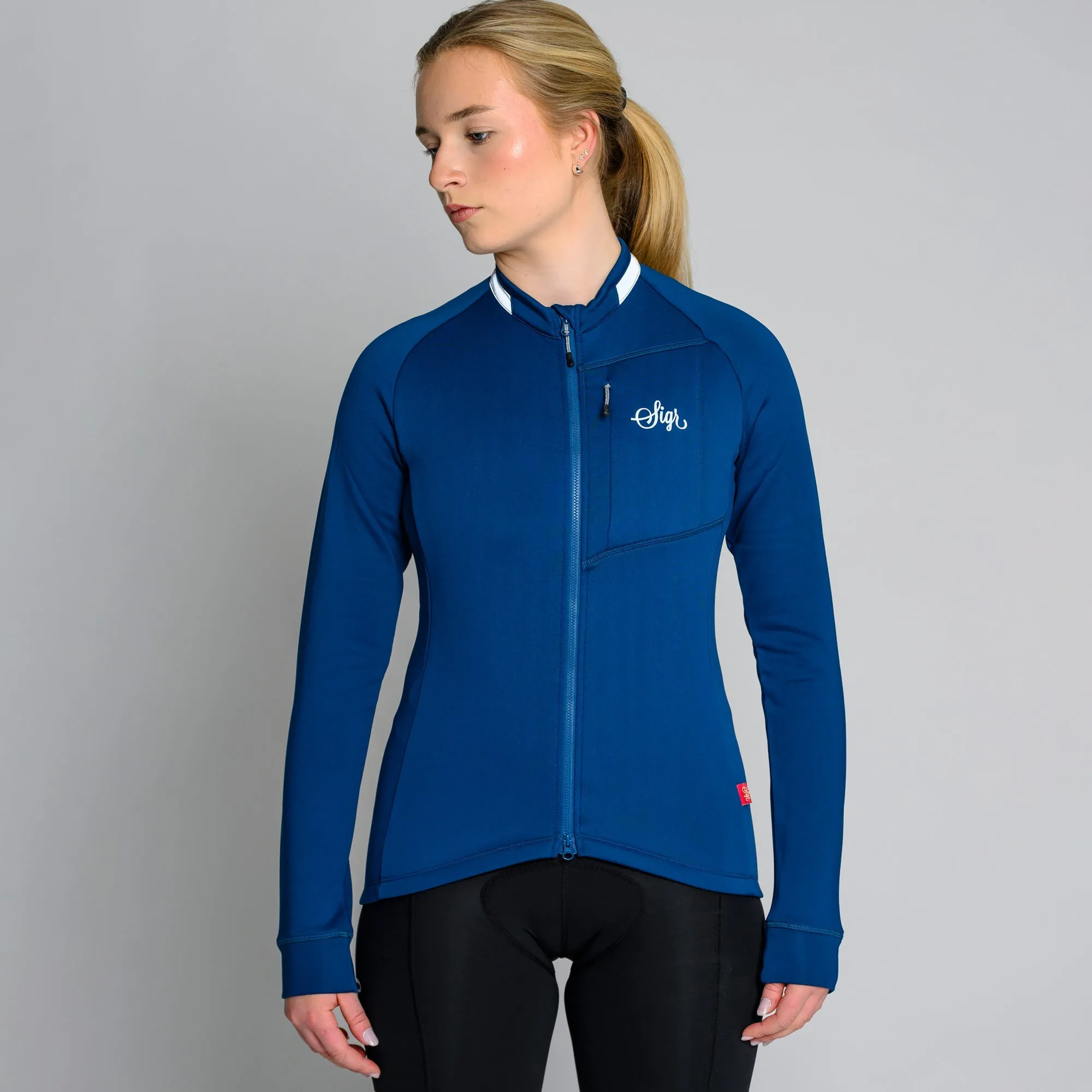 Ljung Blue Women's Warmer Long Sleeved Cycling Jersey
