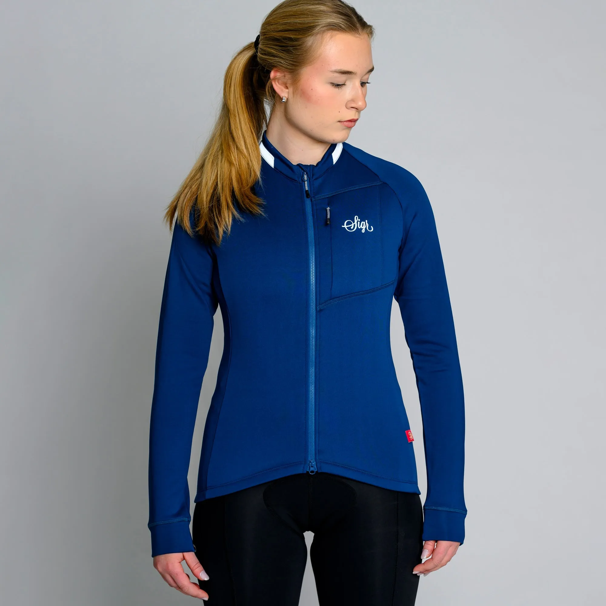 Ljung Blue Women's Warmer Long Sleeved Cycling Jersey