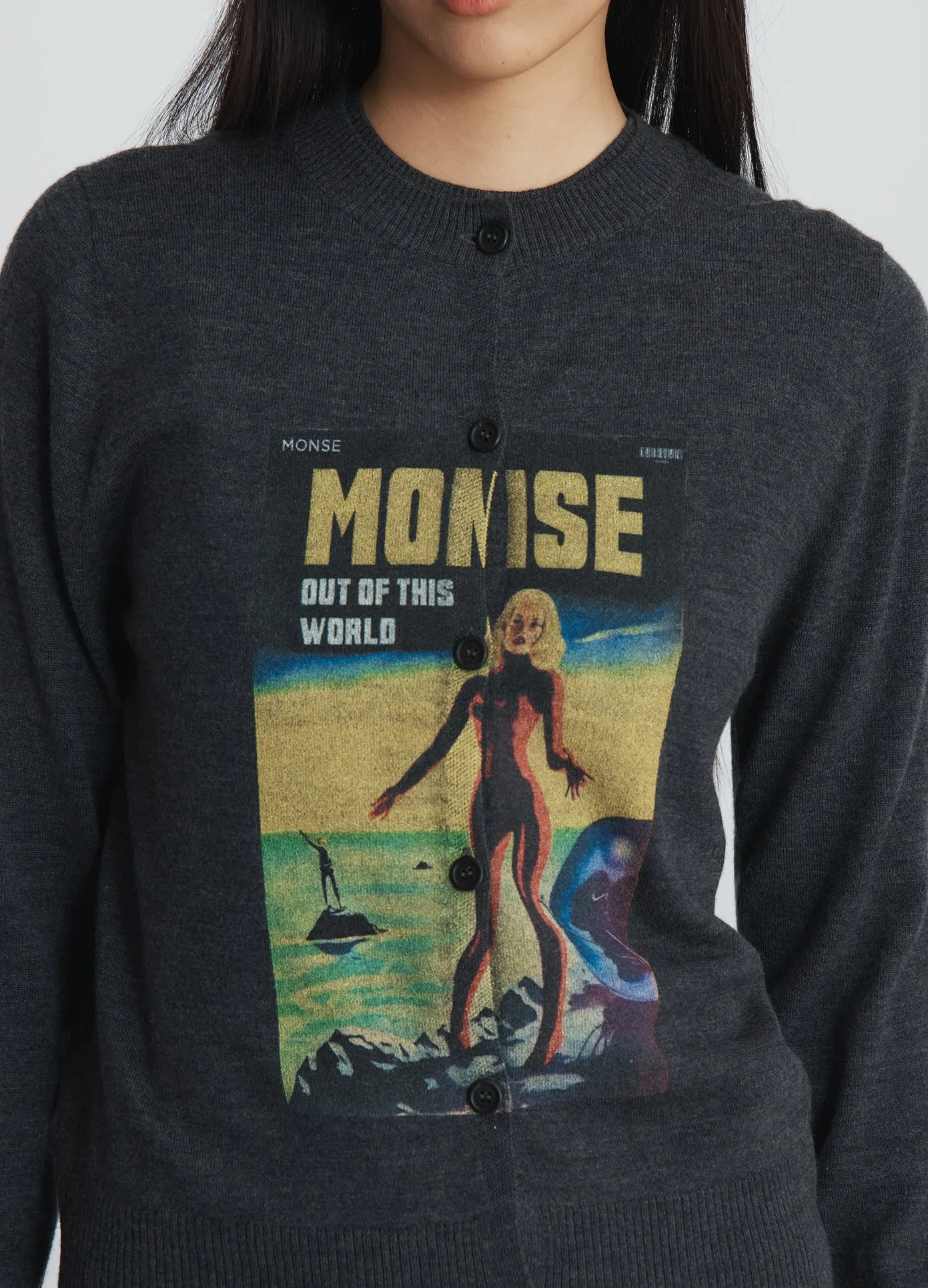 MONSE Lady Print Cardigan