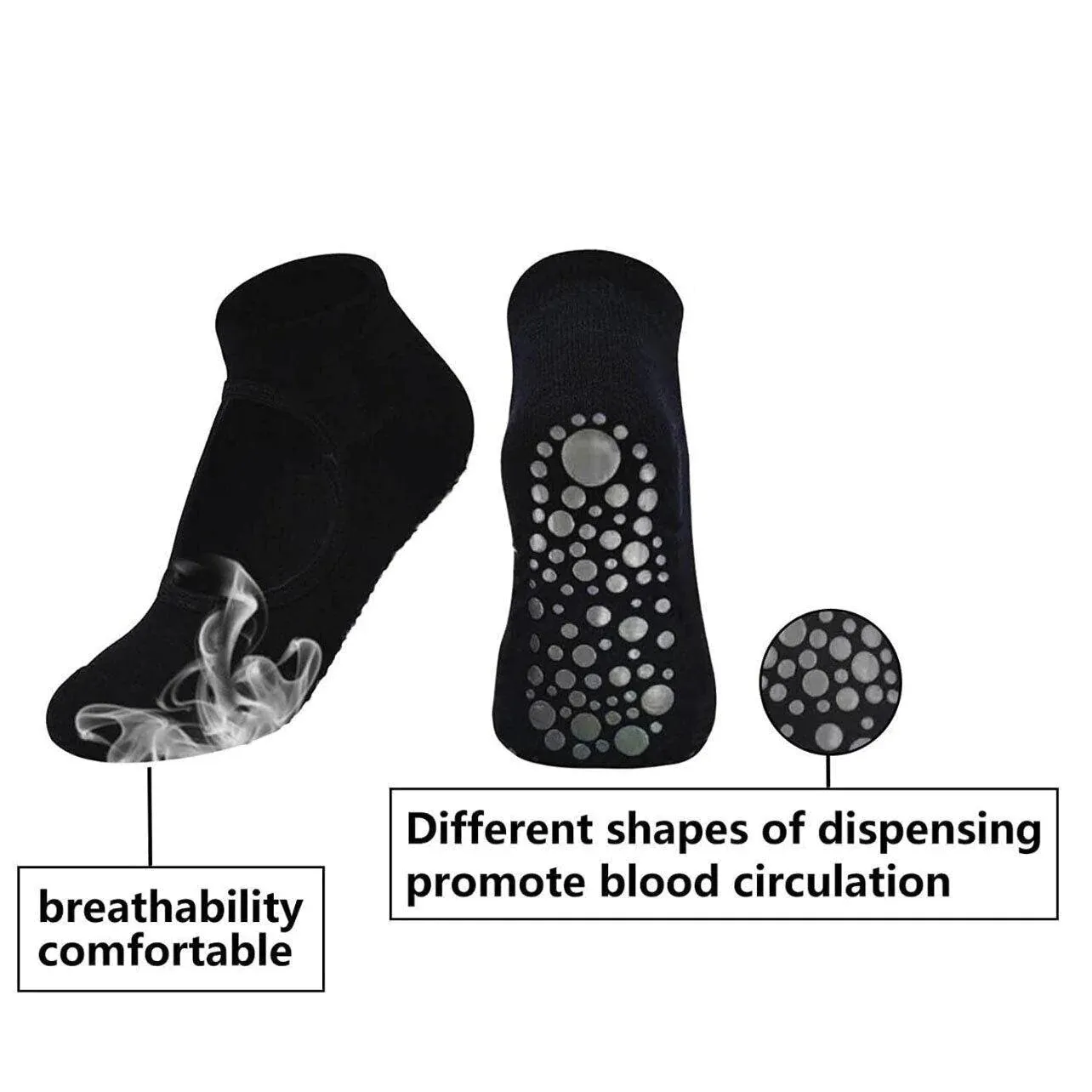Non-Slip Premium Gripper Ankle Socks