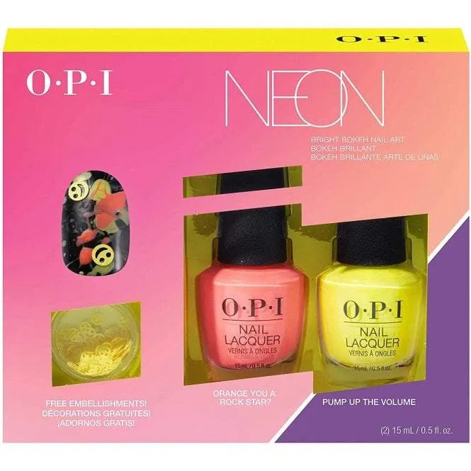 OPI Neon Nail Polish Nail Art Duo Set