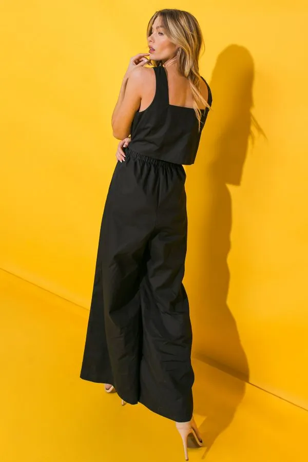 poplin' off jumpsuit
