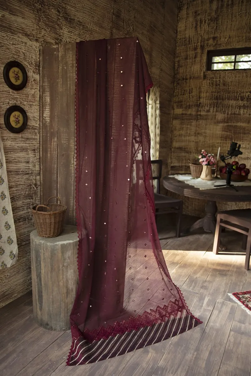 Qalamkar Embroidered Winter Collection with Shawl – KK-07