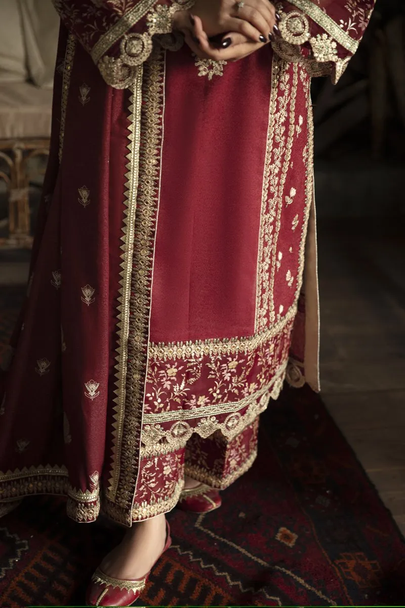 Qalamkar Embroidered Winter Collection with Shawl – KK-07