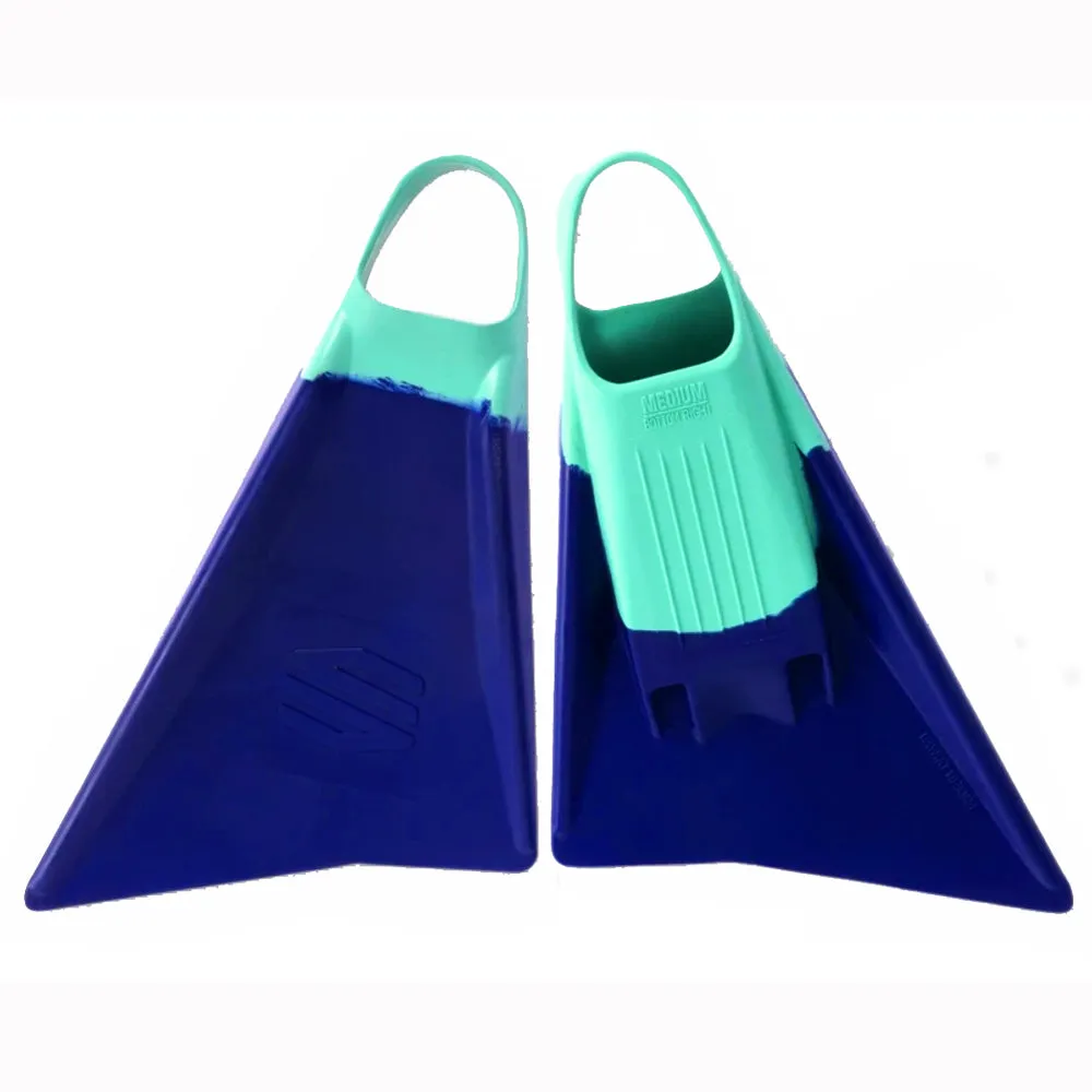 Sniper menace bodyboarding fins teal