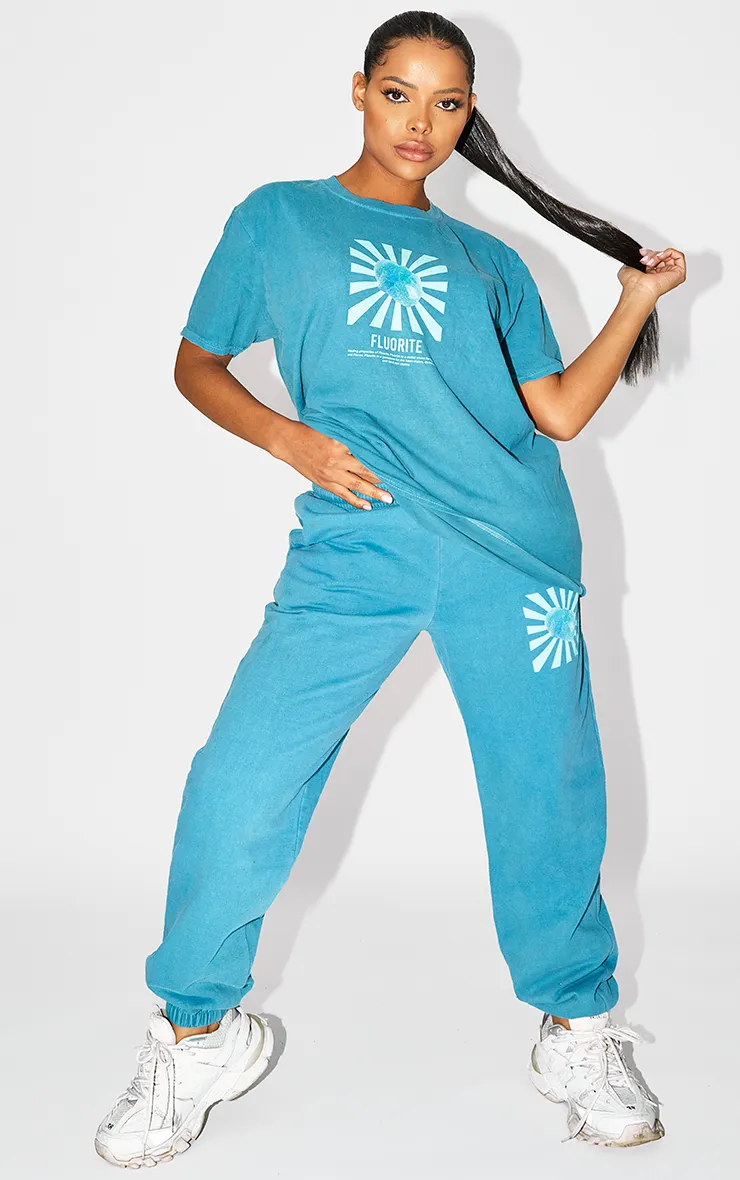 Spiritual Enlightenment Mind Body & Soul Crystals T-Shirt & Jogger Set