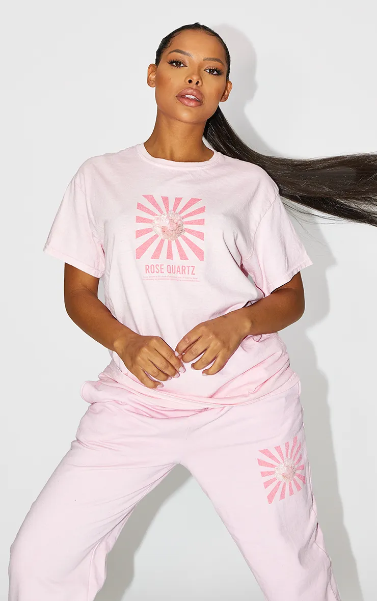 Spiritual Enlightenment Mind Body & Soul Crystals T-Shirt & Jogger Set