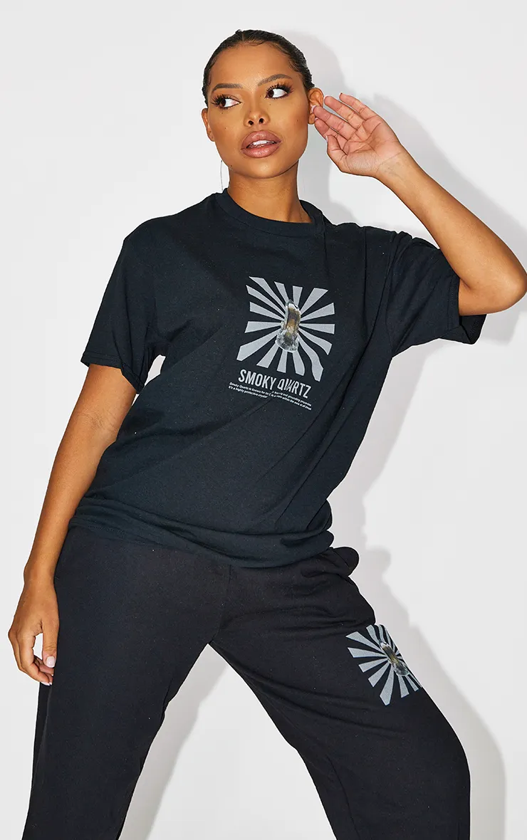Spiritual Enlightenment Mind Body & Soul Crystals T-Shirt & Jogger Set