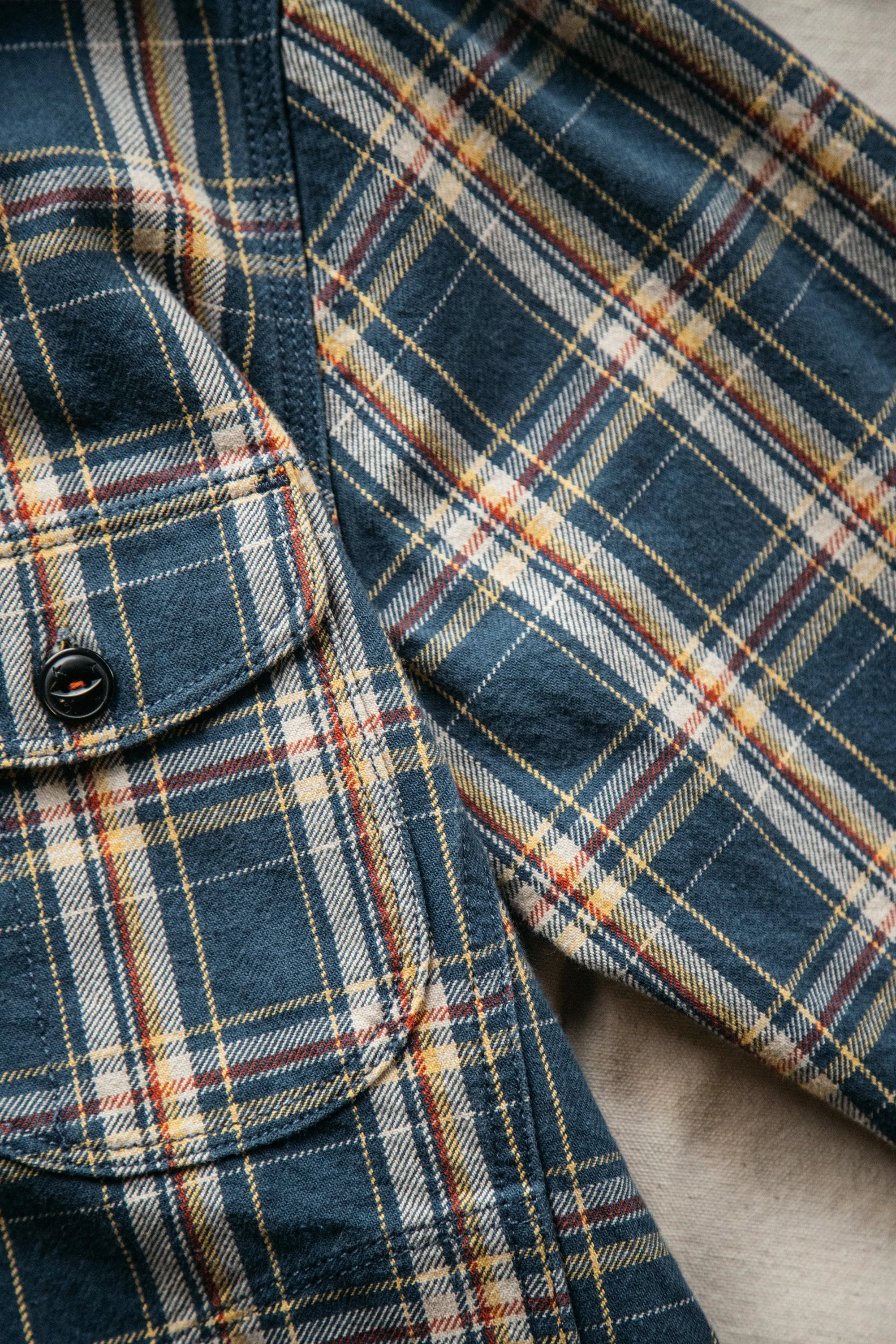 The Anvil Plaid Jacket - Blue Yellow