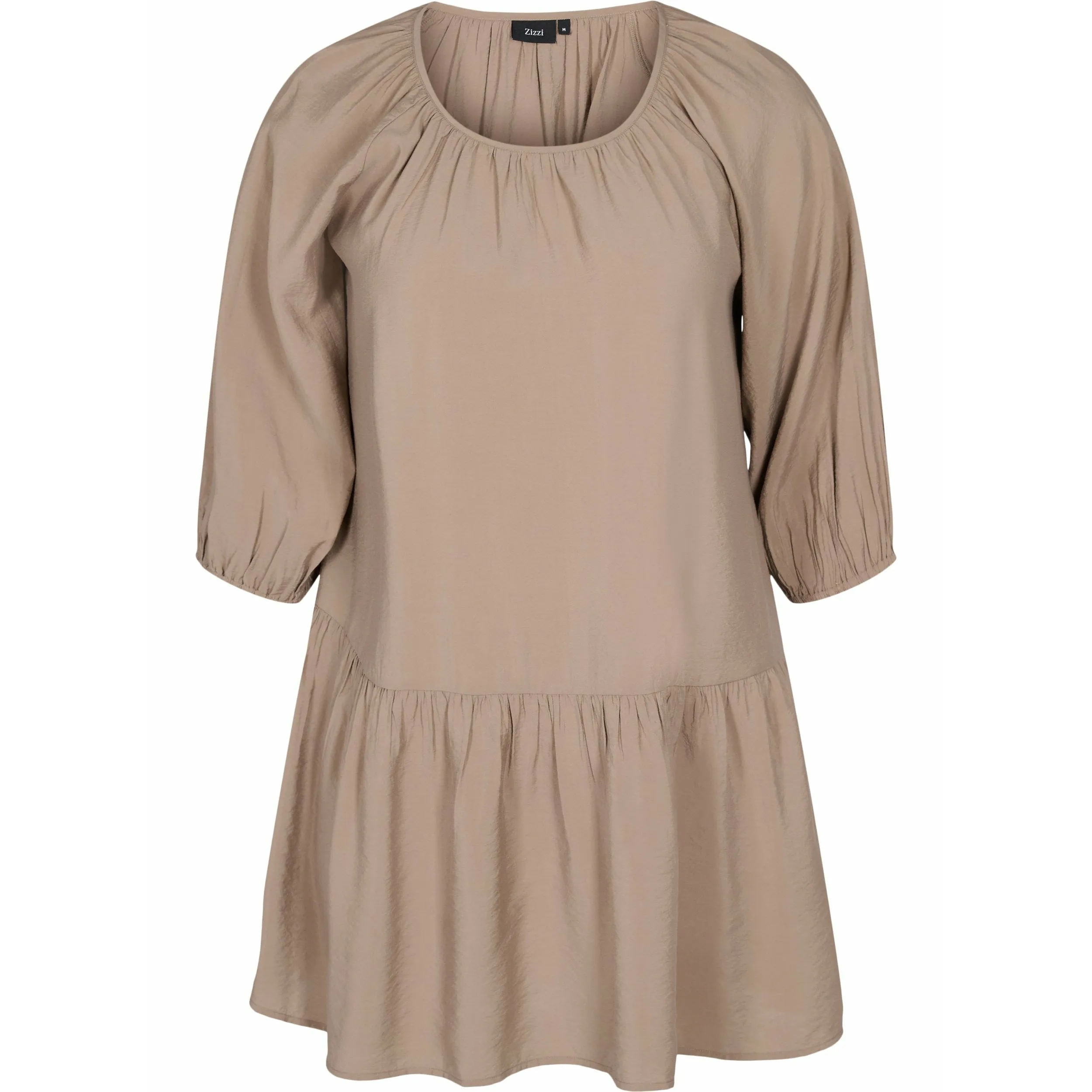 Zizzi A-Line Tunic in Taupe